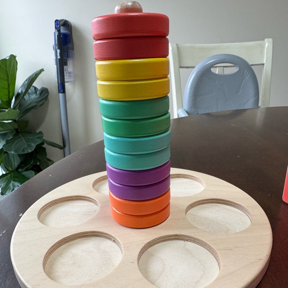 Lovevery ring stack toy